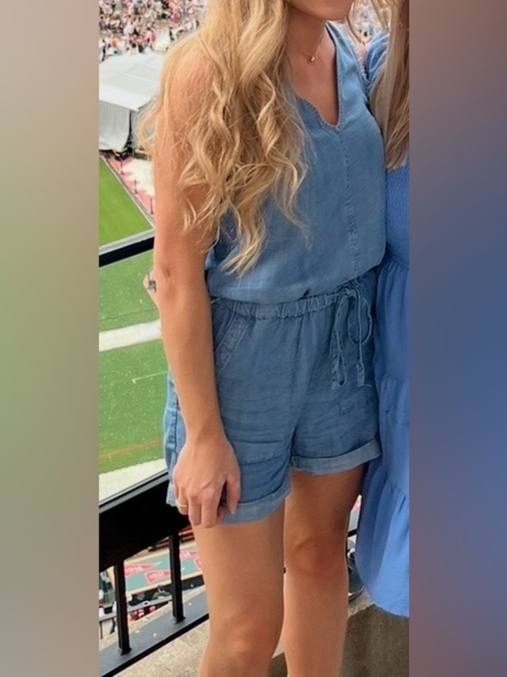 Blue Romper | Size XS